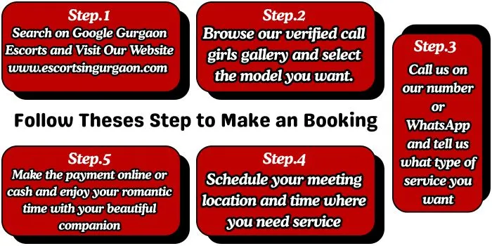 Booking Process of Gurgaon Escort